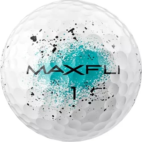 2025 Maxfli Straightfli Golf Balls, Graffiti, Straight, Rules-Conforming, Multicolor [Parallel Import]