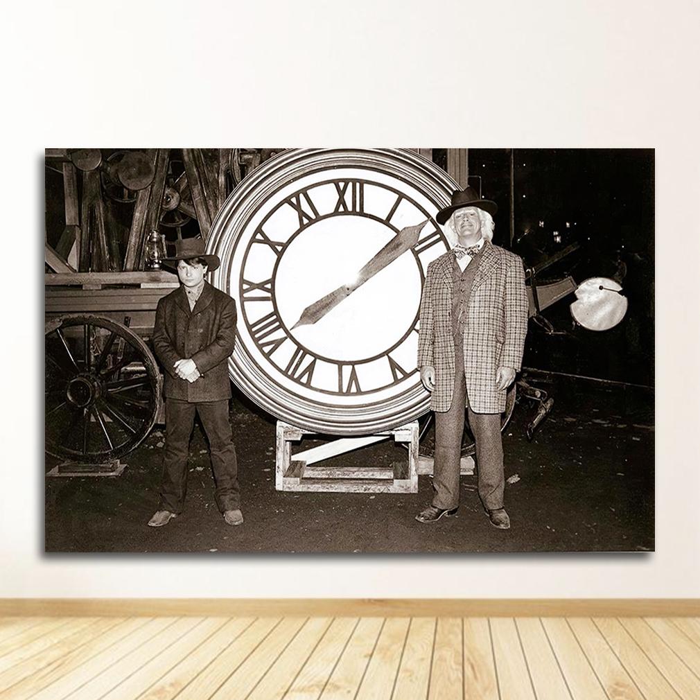 

Постер «Назад в будущее», классический фильм с принтом, альтернативная пленка, ретро фото, винтажный стиль, настенная живопись на холсте, домашний декор 21x30cm No Framed