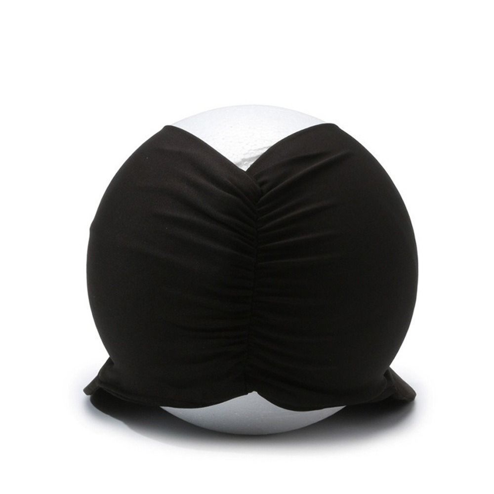 Flexible Sun-Protection Cap Wide Brim Sunscreen Hat Solid Color Outdoor Sports Hat  Outdoor Sport