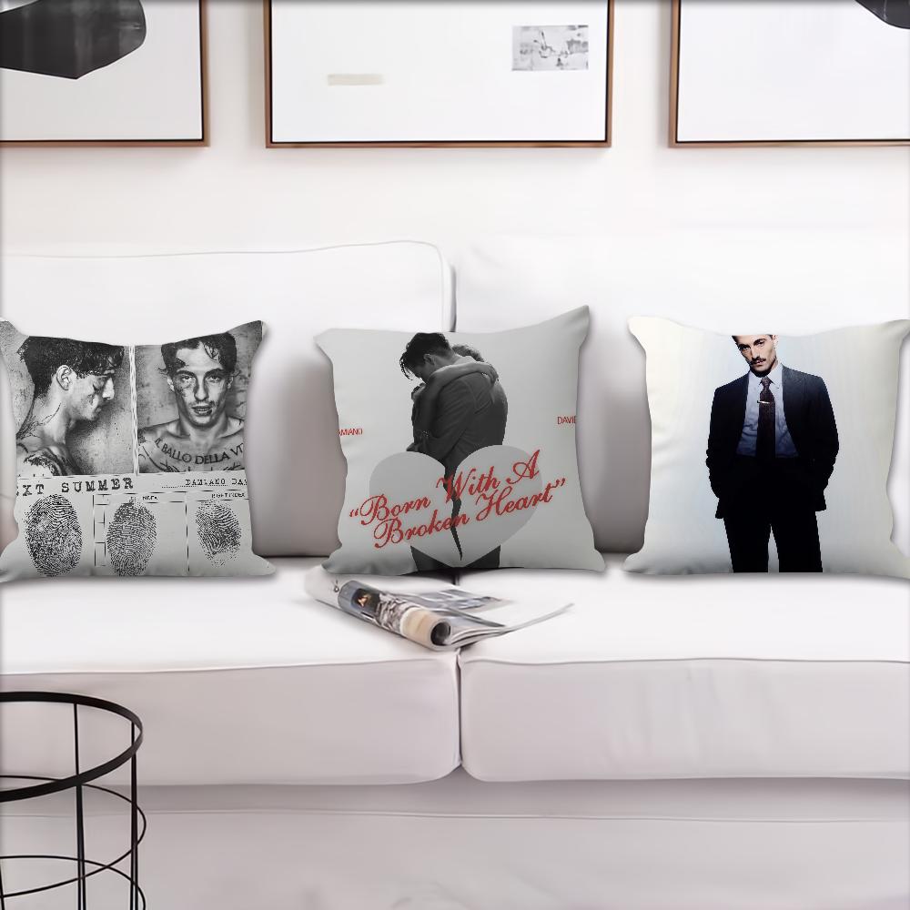 Sänger D-Damiano David mit gebrochenem Herzen geboren Wohnzimmer Kopfteil Schlafzimmer Büro Kissen Kissen Sofa Nickerchen Kissenbezug
