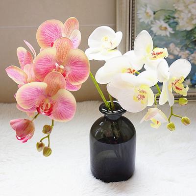 1Pc Artificial Flower Butterfly Orchid Bendable Garden DIY Party Wedding Decor