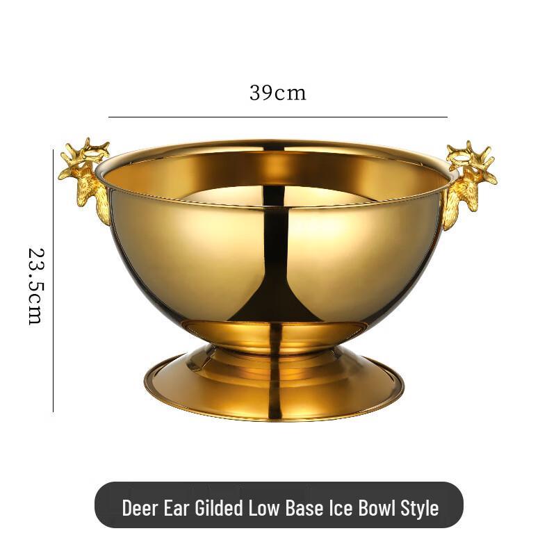 ZISIZ Ведерко для льда для шампанского в виде оленьих рогов