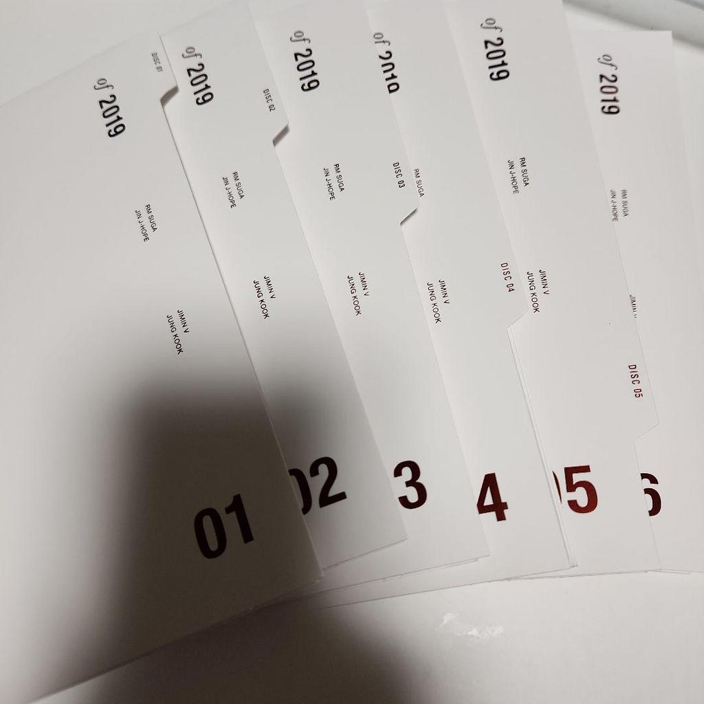 [USED] BTS MEMORIES 2019 Blu-ray + Photo Card Jungkook