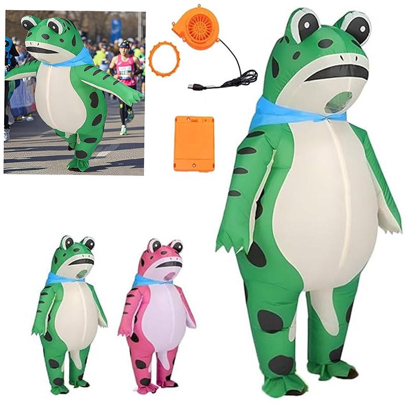 Funny Frog Costume Party Costume Cartoon Character Cosplay Costume Inflatable Costume Frog Suit