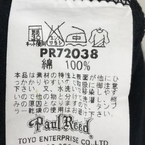 Paul Reed Fireball Thirteen Vintage Kurzarm-T-Shirt Herren L Schwarz Japan(GEBRAUCHT)