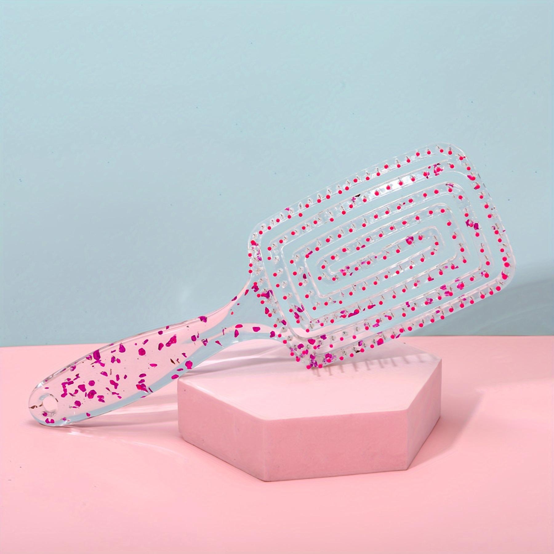 

Антистатическая расческа, большая изогнутая расческа, массажная расческа, квадратная дуга, расческа для вьющихся волос красный