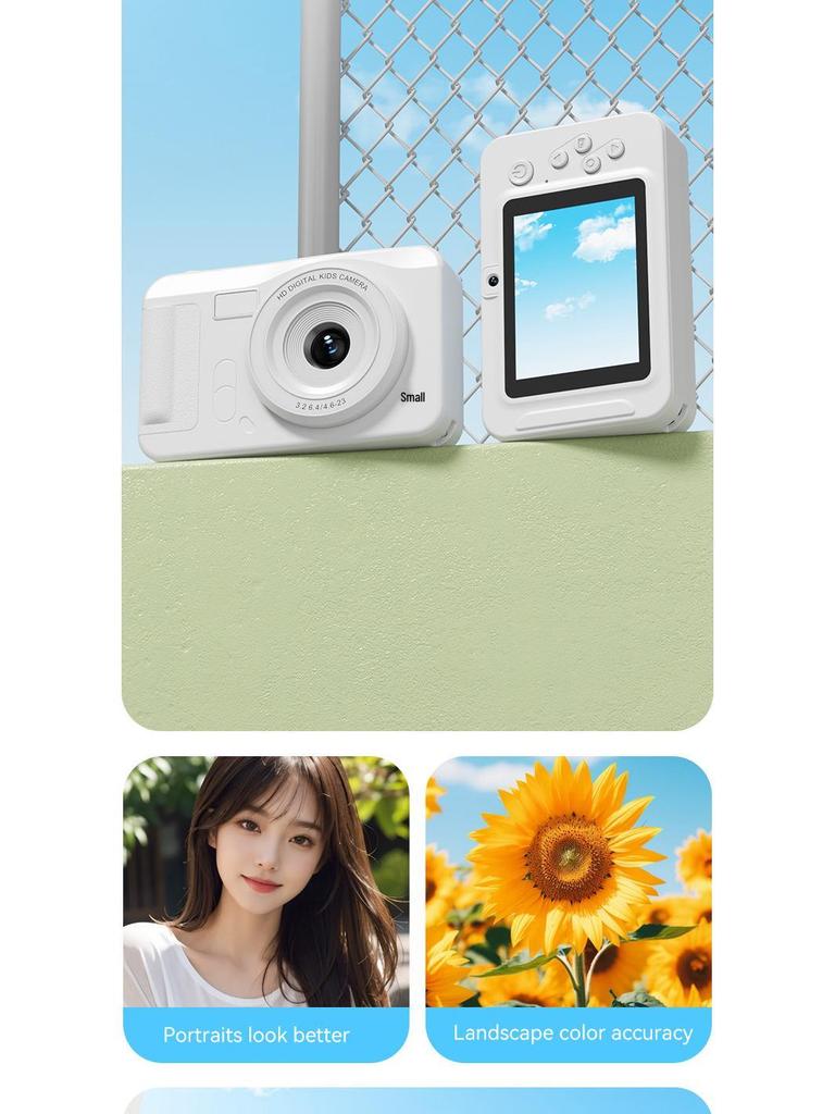 2.4" Retro HD Digital Camera - Compact Portable CCD Card Camera