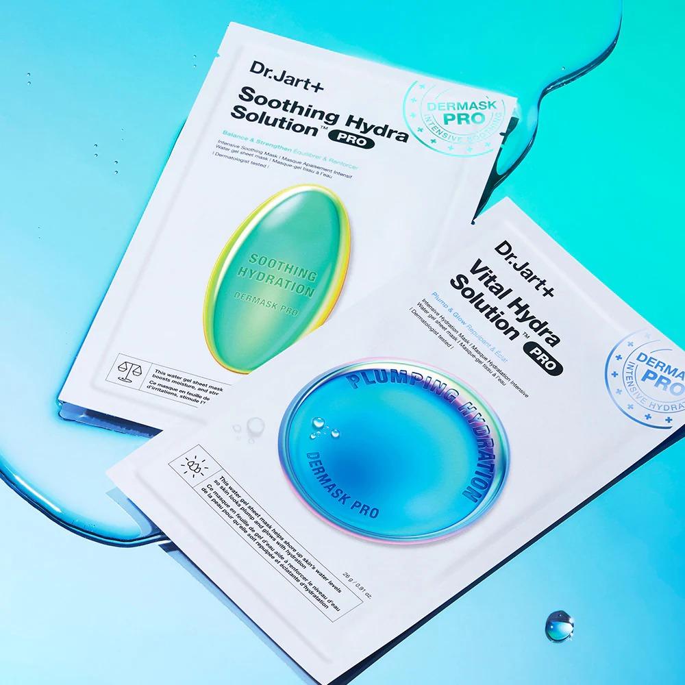 Dr.Jart+ Dermask Soothing Hydra Solution Pro Hydrating Sheet Mask 26g × 5 Sheets
