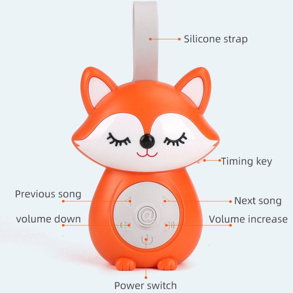 with White Noise Baby Noise Machine with 5 Light Music Sleep Sound Machine Cute Baby Soother  Kids