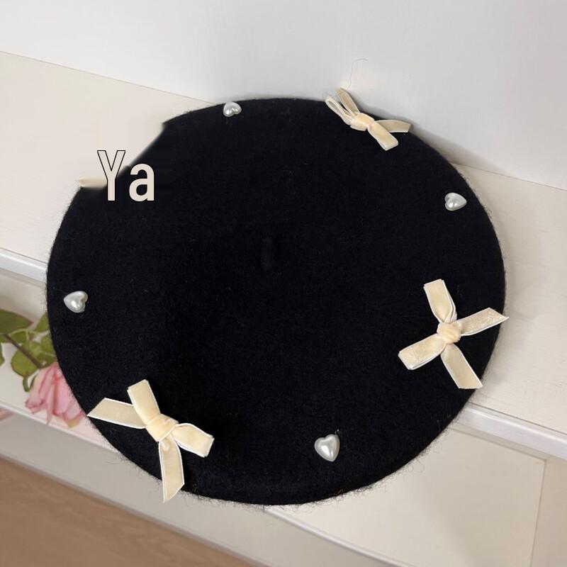 

Children s Pearl Heart & Bow Beret S