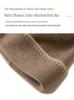 Unisex 100% Pure Cashmere Beanie with Ear Protection - Autumn/Winter Casual Knit Hat