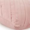 The HomeCentric Cover Pink Shams Textured Pintucks Solid Color Pillow Sham Pillow Shams Faux Suede Pillow Shams Contemporary - Contemporary Soft Pink