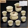 Chaxun Ru Kiln 10-Piece Crystal Porcelain Tea Set