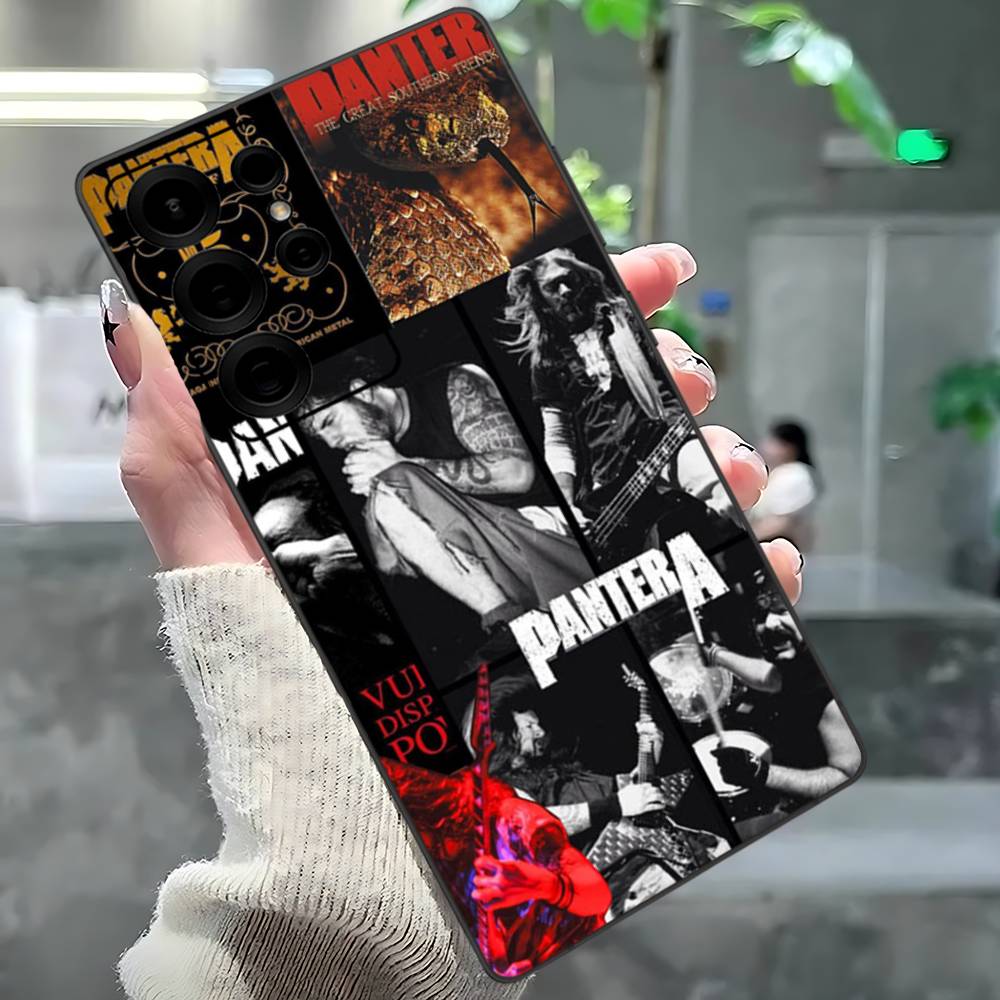 Classic Groove Metal Band P-Pantera Phone Case For Samsung S 9 10 20 21 22 23 30 23 24 Plus Lite Ultra FE S10lite Funda