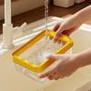 1Pc Butter Portioning Cutting Preservation Box Transparent With Cover Storage Box Food Grade Refrigerator Specific Plastic Box