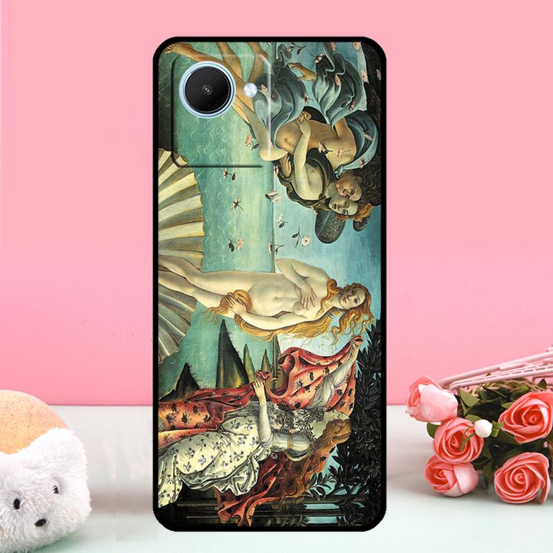 Sandro botticelli sztuka renesansu Dla Realme 12 Pro Plus 9 10 11 GT5 Pro GT Neo5 C21Y C25s C30 C31 C33 C35 C51 C53 C55 Etui