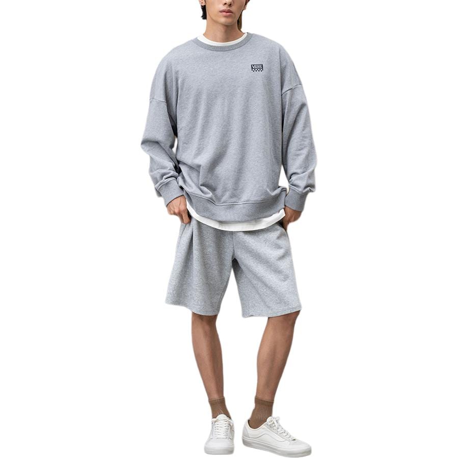 Vans Sweatshirts Unisex Gray Crew Neck Moderate Regular VN000H0SHTG