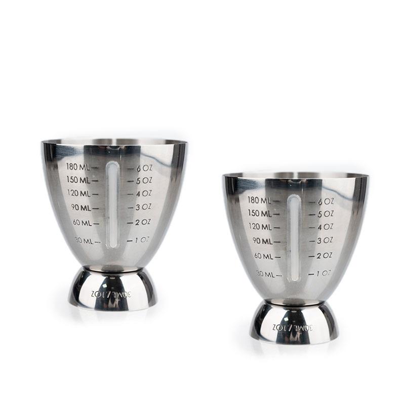 Barový Koktejlový Jigger Odměrka Ve Tvaru Vejce Dvojitý 1-6 Oz Měřicí Jiggery, Nerezové Nástroje S Odměrkou