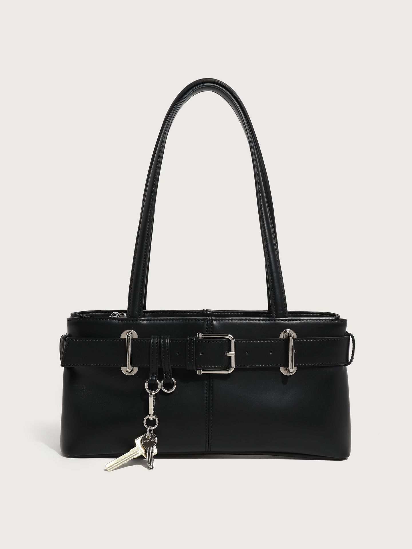 

Korean Niche Design Key Bag High-End Sense Retro Versatile Armpit Bag Autumn And Winter Simple Bag Women чорний