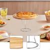 Pizza Pan Riser Stand Cake Round Tabletop Display Rack Food Serving Platter for Fruit