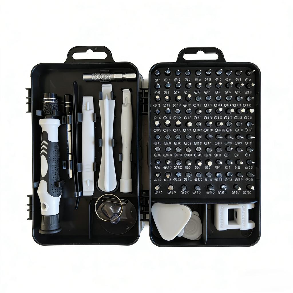 Ensemble d'outils matériels, jeu de tournevis combinés, 115-en-1 pour le démontage et la maintenance d'horloges, d'ordinateurs et de téléphones portables