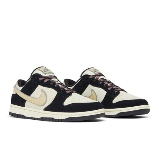 

Nike Wmns Dunk Low LX Black Suede Women s DV3054-001 EU 39 золотий/чорний