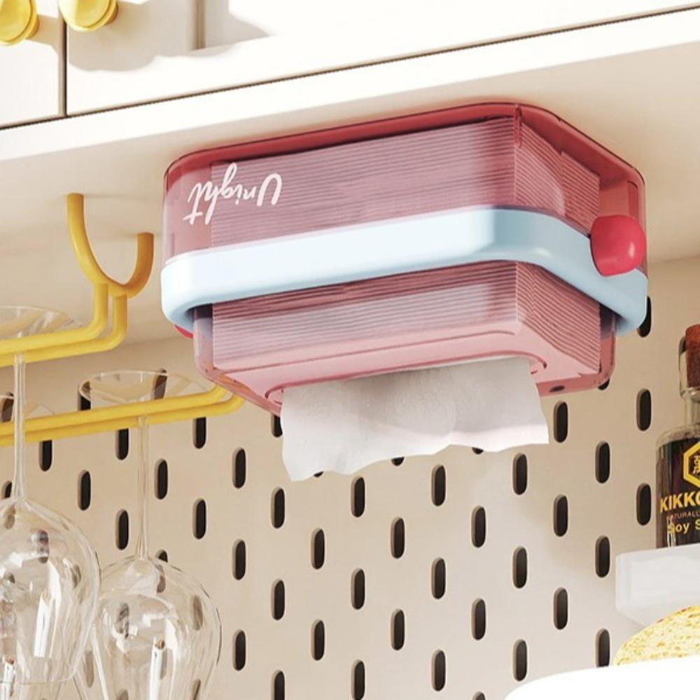 Large Capacity Tissue Storage Box Dopamine Napkin Holder Durable Tissue Holder  Living Room