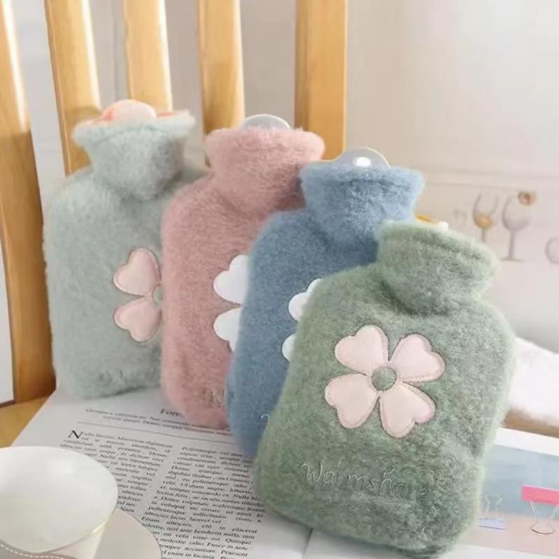2025 New 500ml Cute Large Warmer Hot Water Bag for Period Pain Stuffed Menstrual Colic Heater Plush Hand Warmer Halloween Gifts