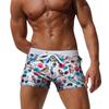 Men's Swim Trunks Surf Quick Dry Fashion Zipper Shorts Beach Pocket Swimsuit