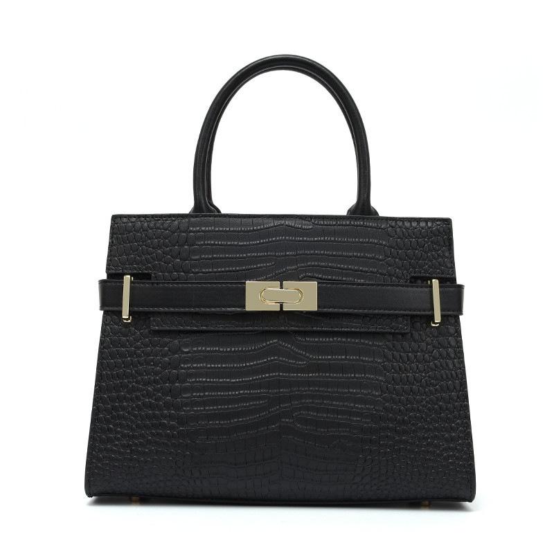 

Mother s Day gift for mom: handbag for middle-aged women, 2024 autumn and winter new model, elegant soft leather wedding handbag чорний