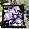1pc Blanket Kpop Hunter12 Print Design, Lightweight Blanket for Sofa, Bed- Soft &Warm, Gift for All Seasons Like Christmas, Halloween
