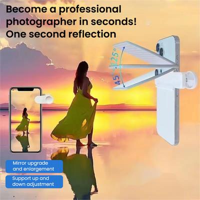 Phone Mirror Reflection Mirror Effect Lens Clip Set Shots Selfie Artifact Reflection Photography