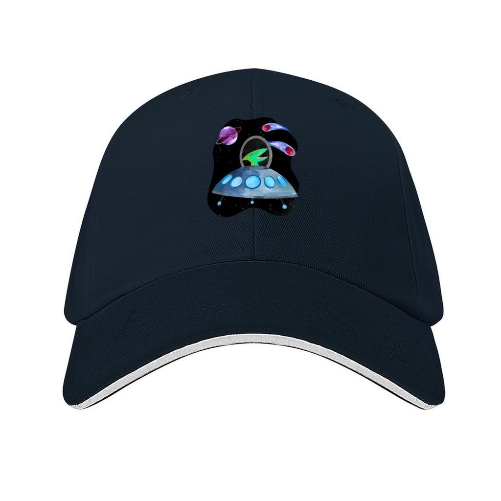 Space Dinosaur Astronauts Watercolor Pink Purple Pattern Baseball Cap Hard Hat Hood Tactical Cap Luxury Caps Caps Women Mens