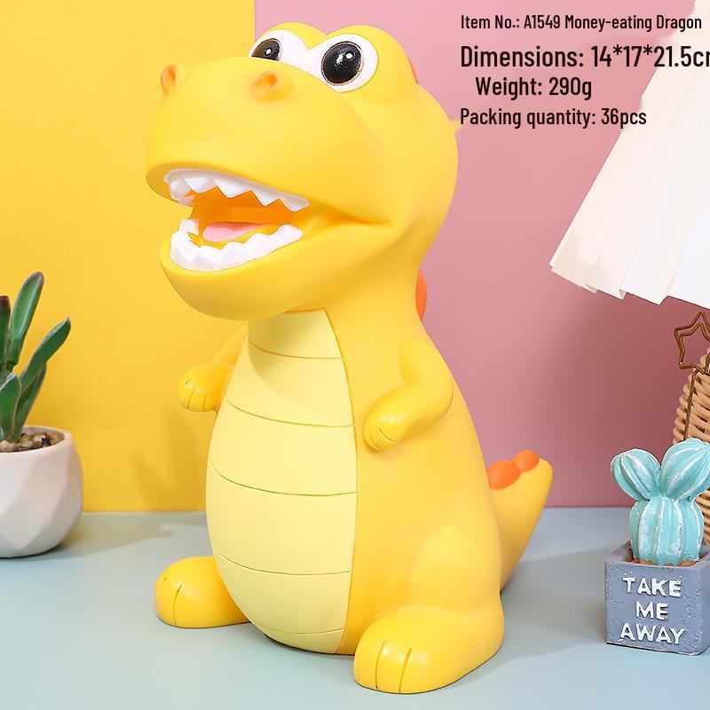 Durable Dinosaur Piggy Bank for Kids - Home Decor & Student Gift