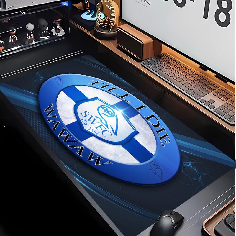 Sheffield Wednesday Football Pattern Mouse Pad Non?Slip Rubber Base Gaming Mousepad For Desk Office Home