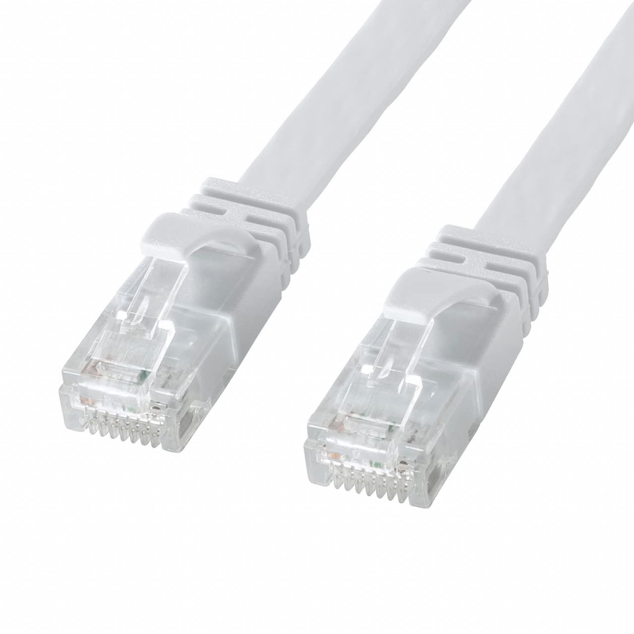 

Sanwa Supply Category 6A Flat LAN Cable (White/30m) KB-FL6AL-30W білий
