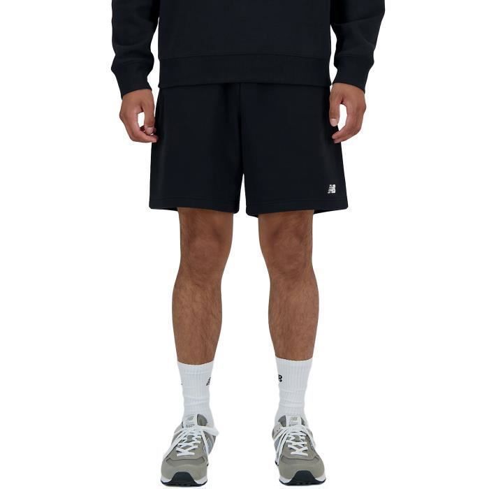 Short pour Homme New Balance 7" French Terry Noir - Coupe Regular