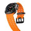 Sport Band For Samsung Galaxy Watch Ultra 47mm silicone Bracelet NO Gaps Ocean Watchband aquatics Watch 7 47mm Official Strap