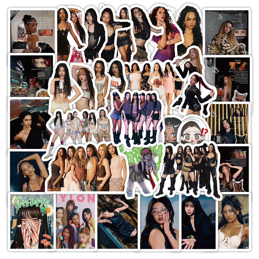 Autocolante KATSEYE K-Pop Girl Group - 78 buc pentru DIY, Jurnale & Decor