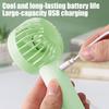 Karymi Portable USB Rechargeable Handheld Fan, 3 Speeds, 400mAh, Quiet, 5.12x2.36in – Compatible with USB Chargers