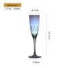 Shangqi Rainbow Pattern Crystal Champagne Flute