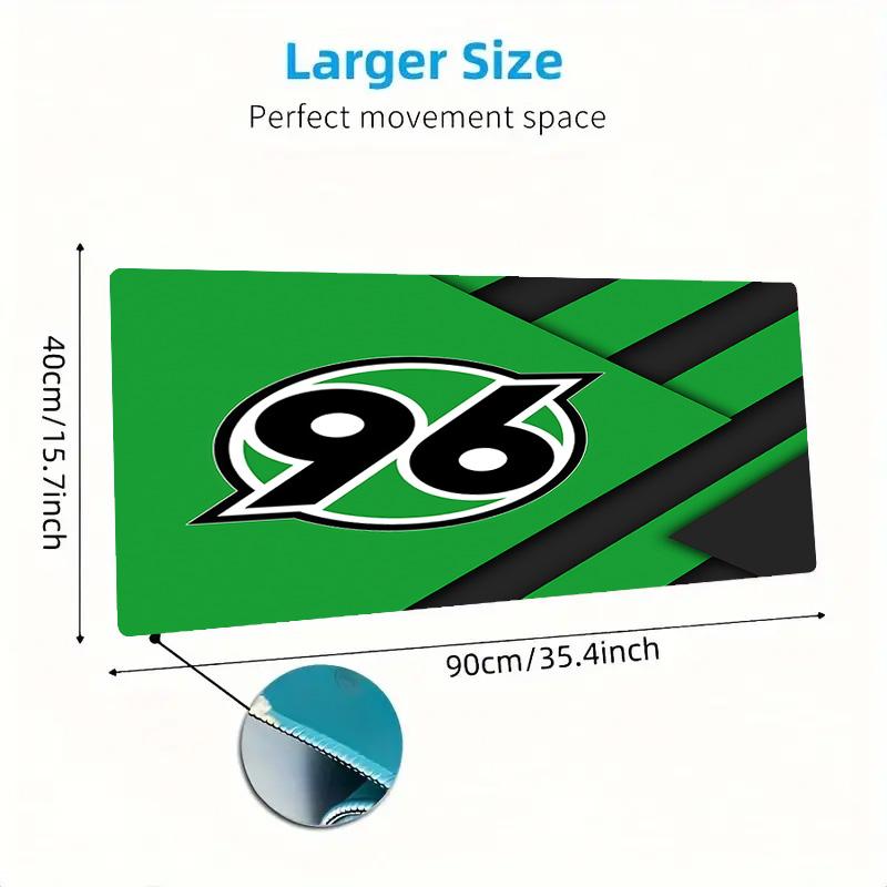 Hannover 96 Print  Cushion Non-slip Laptop Tablet Big Mousepad XXL Mat Mini PC Playmat With Lock edge