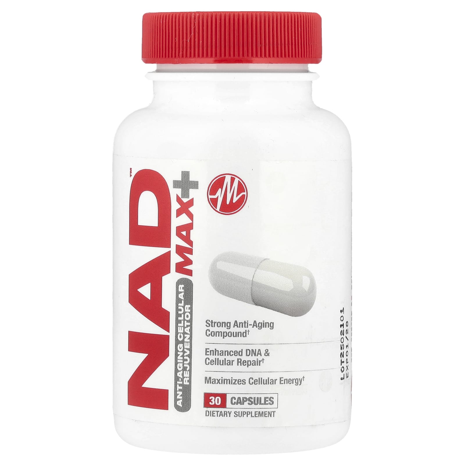 

Nad Max+™, Anti-Aging Cell Rejuvenator, 30 Capsules