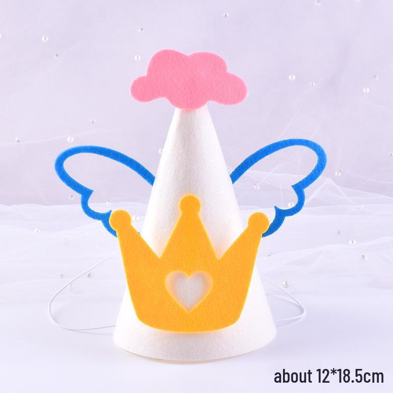 First Birthday Baby Party Hats & Glasses Set - Festive Cake Decoration & Theme Props