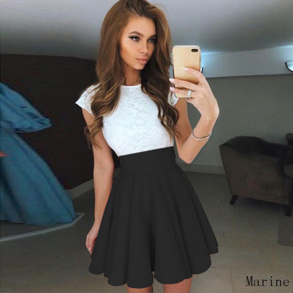 Buy Womens Fashion Party Cocktail Dress Mini Skirt Ladies Summer