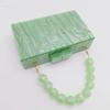 New Wedding Acrylic Beaded Wrist Handbag Clutch Dress Fashion Evening Bag Pearl Itabag Crossbody Bags Handbags Luxury Women Hand