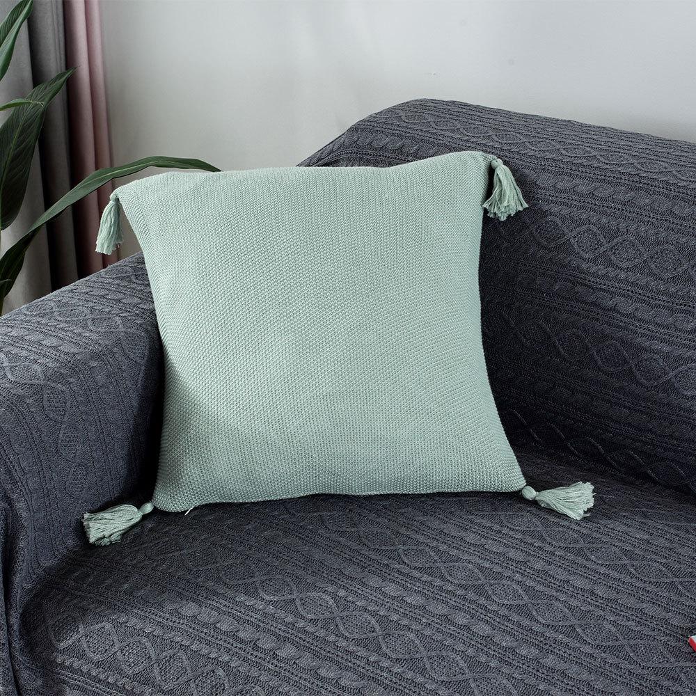 Solid Color Full Covered Sofa Cover Wool Sofa Towel All-Inclusive Sofa Cover Cloth Single Sofa Cushion Cover Cloth Cover