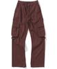 NOT4NERD Stripe Cargo Flare Fit Pants - Red