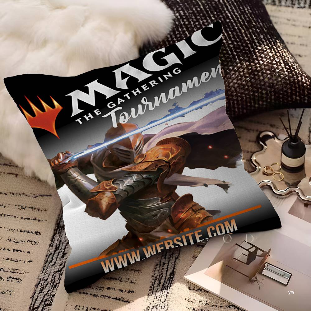 

Magic The Gathering Office Cushion Pillowcase Car Cushion Cover45X45CM Lumbar Pillowcase Sofa Pillowcover 12x12Inch