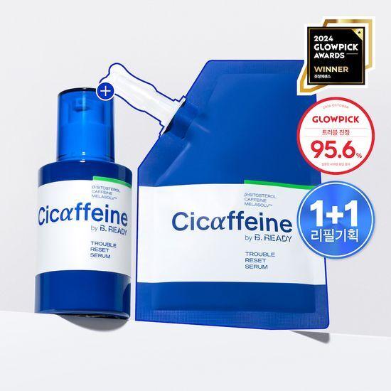 Trouble+Pore Beready Cicaffeine Trouble Set Serum 40ml Refill 1+1 Promotion